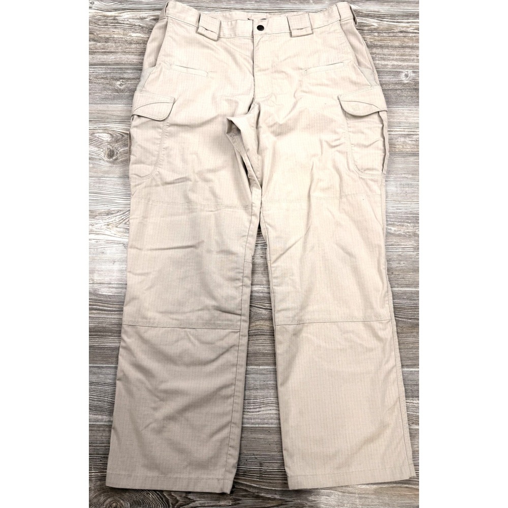 511 Tactical Series Cargo Work Pants Khaki Beige‎ Women's Size L **HAS STAINS!